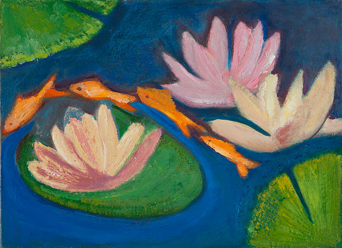 Betsy Gross, Lilies and Carp